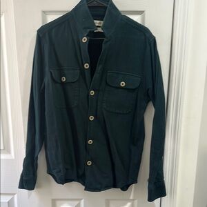 Men's Dark Green Shirt Jacket - Madewell